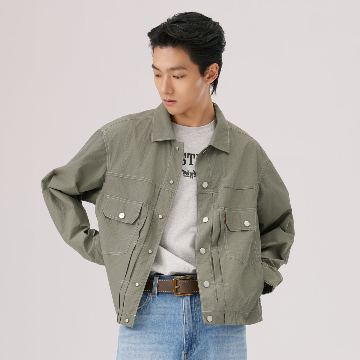 Levi's® Cool Tech Hooded Type II Trucker Jacket