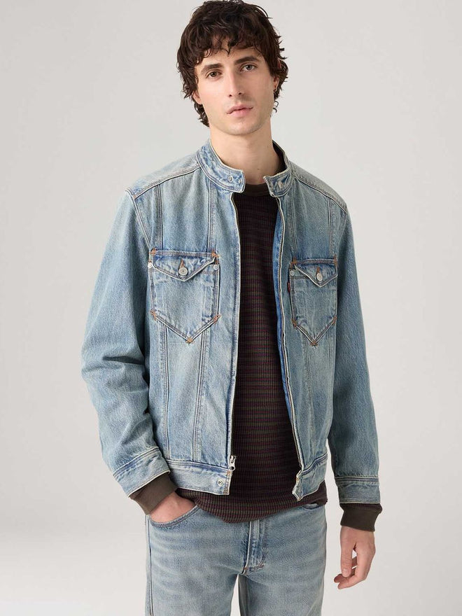 levi's® twisted moto 外套 | 男裝 008AS0002XS- Light Indigo  – Levi's 香港