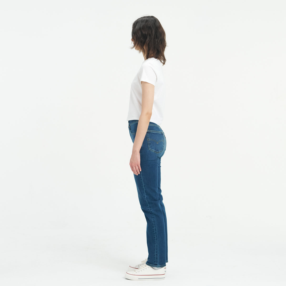 Levi's® Performance Warm 724™ 高腰直筒牛仔褲|女裝