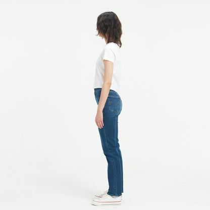 Levi's® Performance Warm 724™ 高腰直筒牛仔褲|女裝