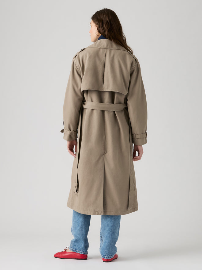 rosé朴彩英同款 levi's® serena 風衣 | 女裝 006RW0004XXS- Fallen Rock - Brown  – Levi's 香港