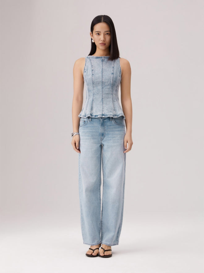 levi's® performance cool 涼感寬鬆牛仔褲 | 女裝 A349401092530 Light Wash  – Levi's 香港