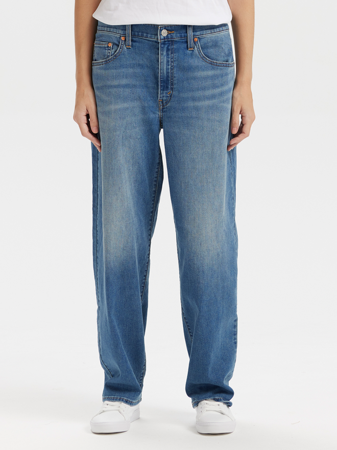 levi’s® baggy dad 中腰寬鬆直筒牛仔褲  | 女款 A349400732330 Indigo  – Levi's 香港