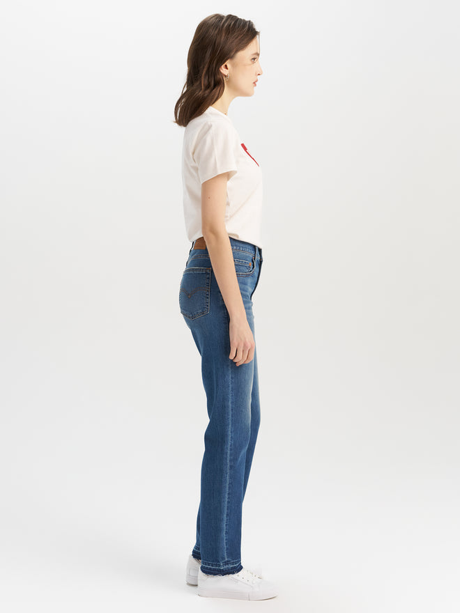 levi’s® 724™ 高腰直筒 performance cool 牛仔褲 | 女裝 1888303882528 Indigo  – Levi's 香港