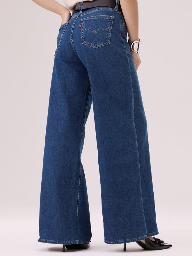  levi's® 728™ 高腰超寬腿牛仔褲 | 女裝 0039B00242430 Indigo  – Levi's 香港