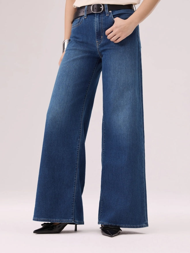  levi's® 728™ 高腰超寬腿牛仔褲 | 女裝 0039B00242430 Indigo  – Levi's 香港