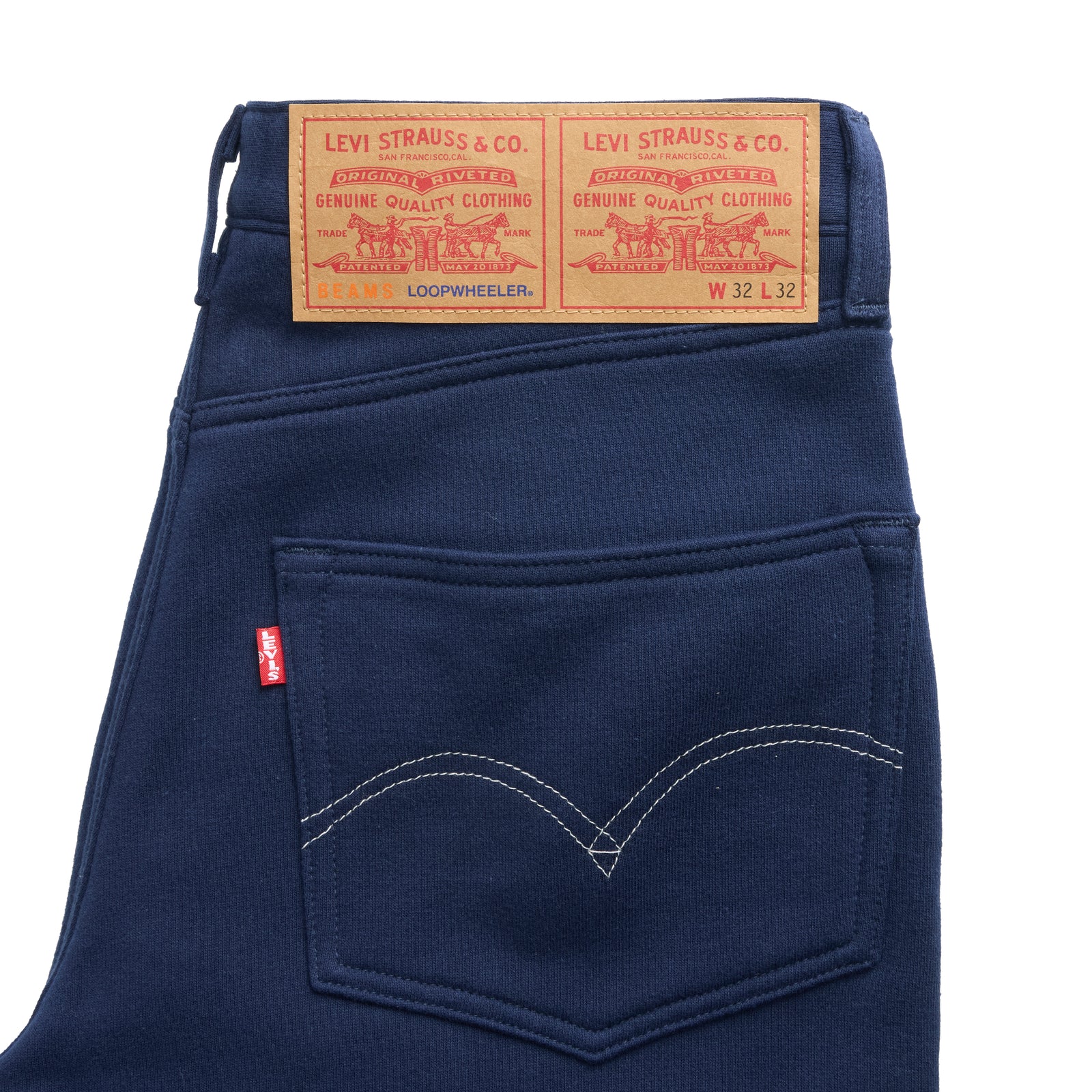 levi's® x beams x loopwheeler super wide 闊腳褲 | 男裝 007SU00013132 Blue – Levi's 香港