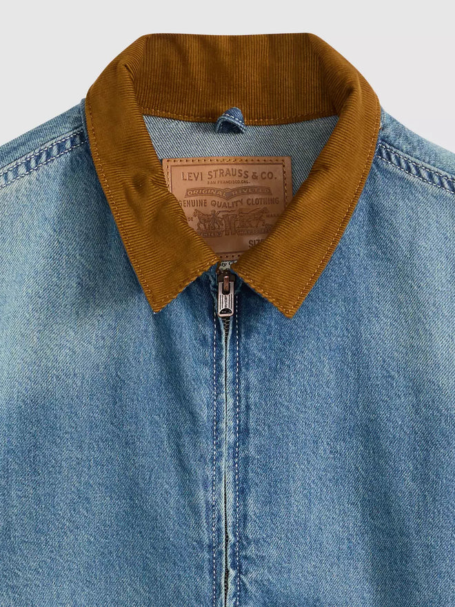 levi's® mechanics 全拉鍊外套 | 男裝 005AF0003S- Medium Indigo  – Levi's 香港