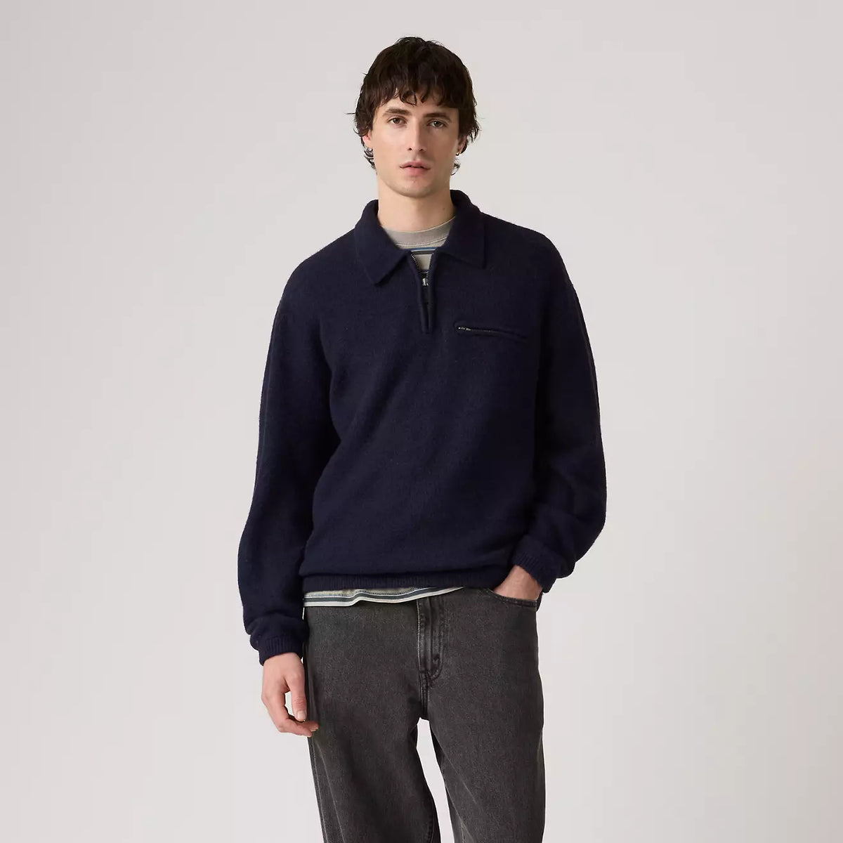 Levi's® Boulder 半拉鍊毛衣 | 男裝