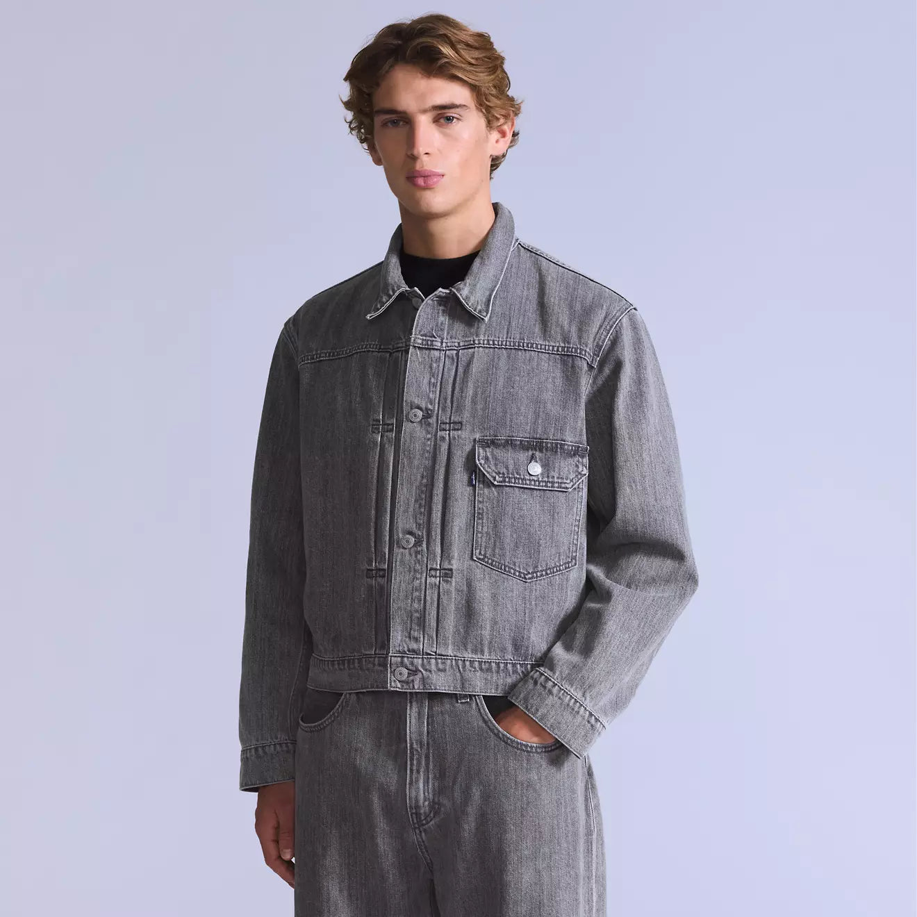 levi's® men's blue tab™ type i jacket A91370003S-  Stoney Hill - Black – Levi's Hong Kong