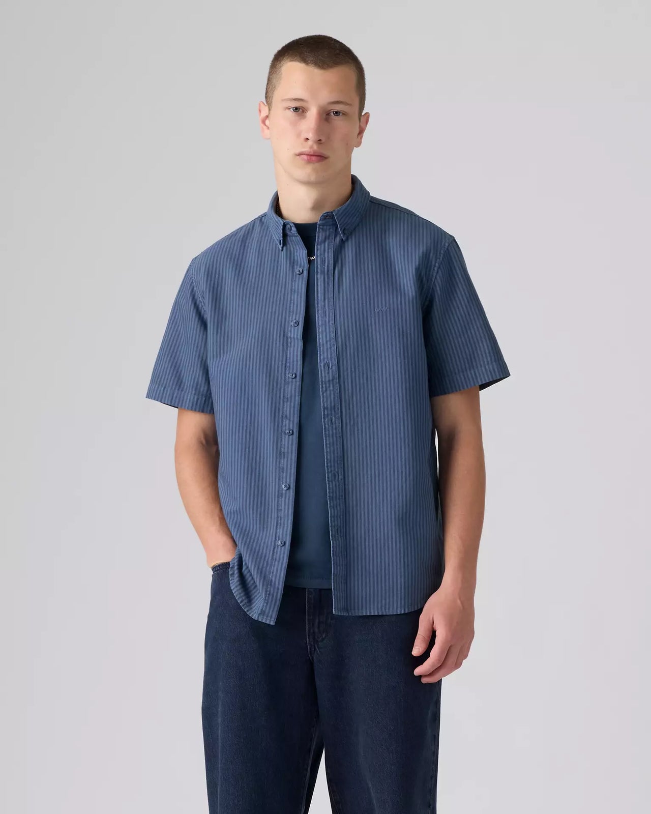 levi's® men's short-sleeve authentic button-down shirt A91610032S- Multicolor – Levi's Hong Kong
