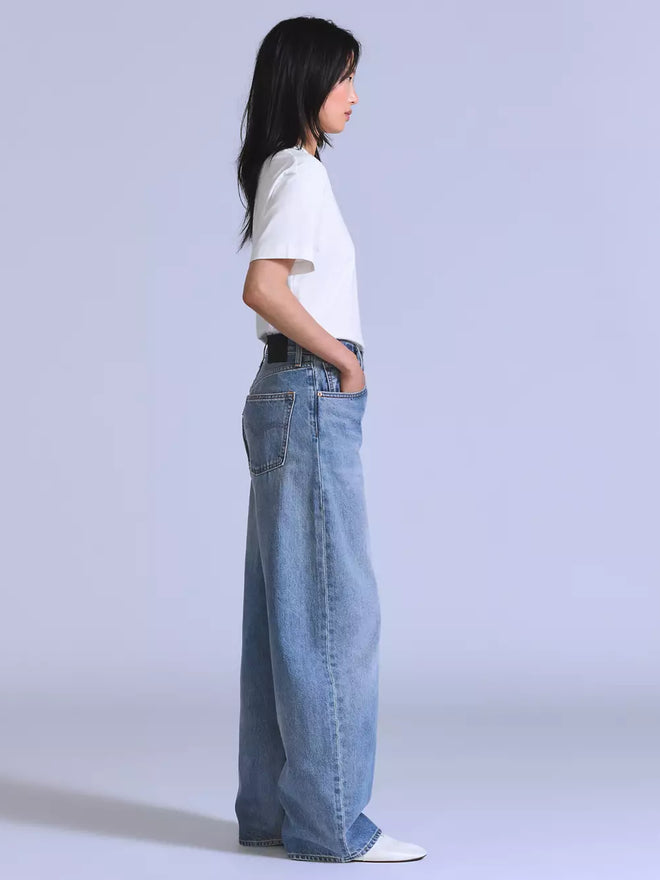 levi's® blue tab™ drop barrel 牛仔褲 | 女裝 003J400052429 Blue  – Levi's 香港