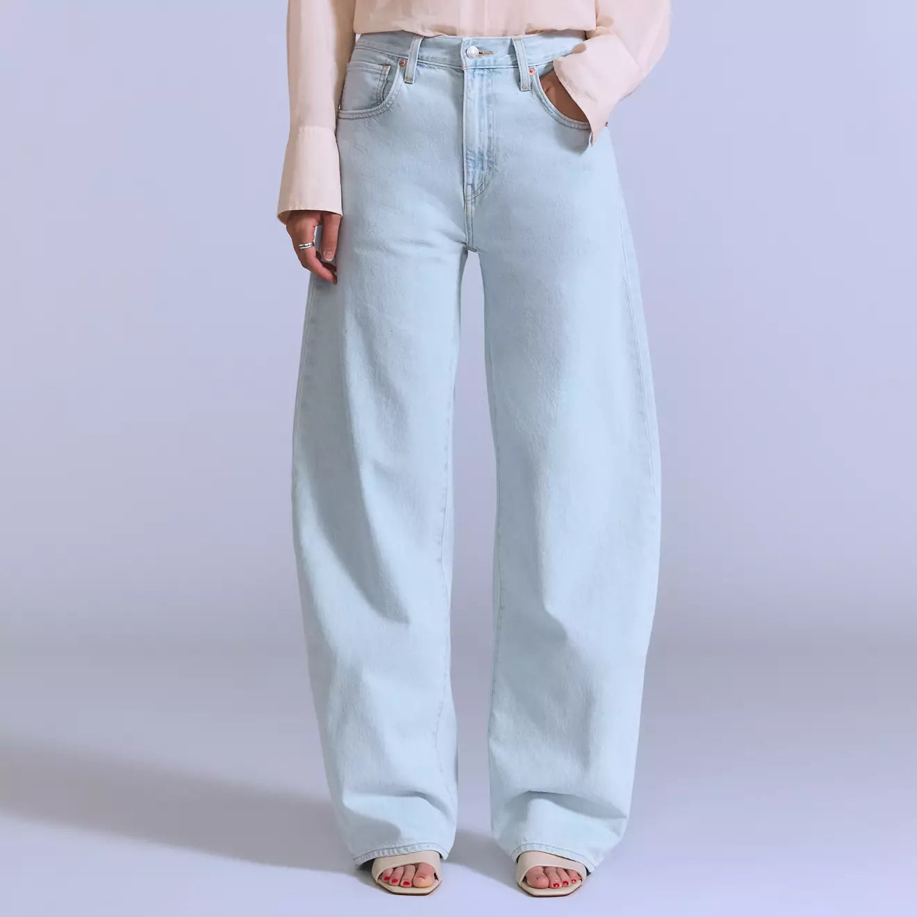 levi's® blue tab™ drop barrel 牛仔褲 | 女裝 003J400072429 Light Indigo – Levi's 香港