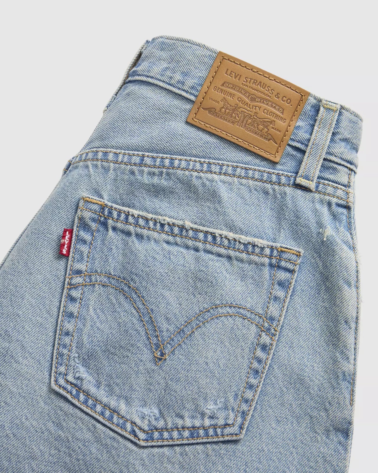 levi's® women's ribcage 極高腰短褲 | 女裝   005DS000224- Light Indigo – Levi's 香港