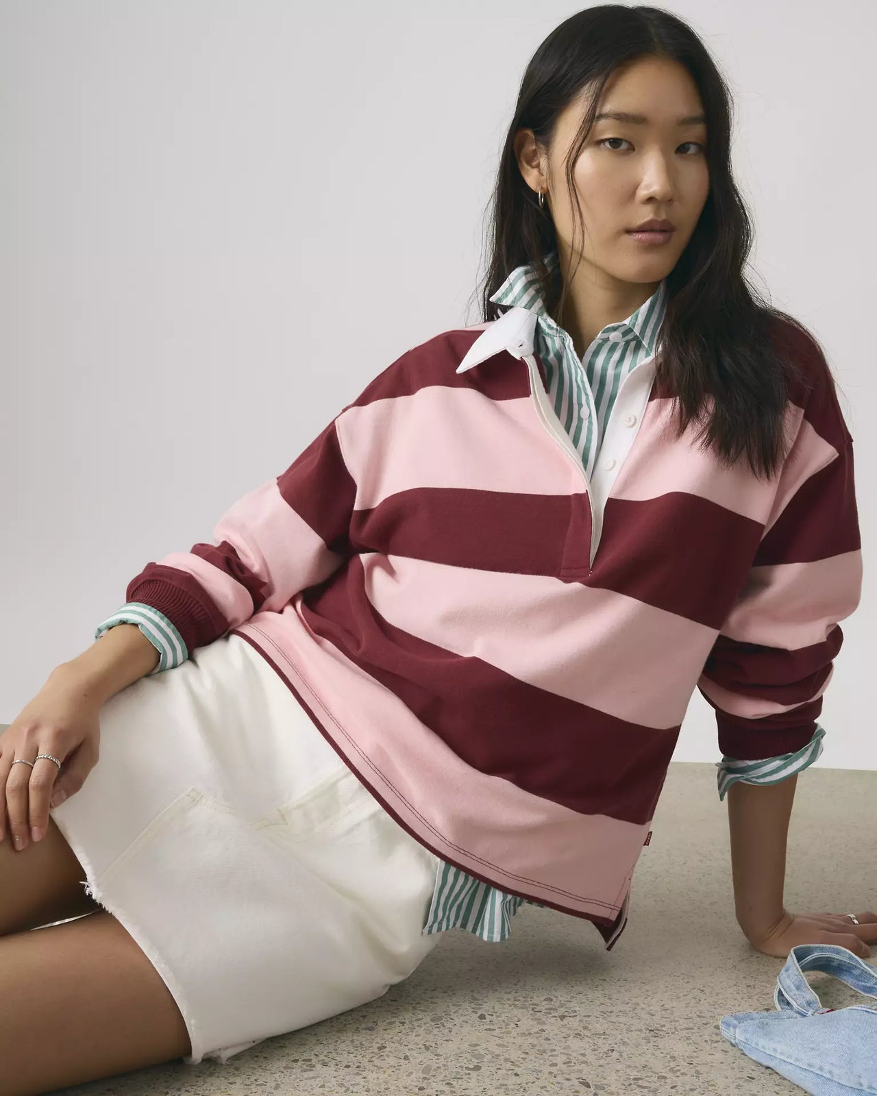 levi's® women's deconstructed skirt 005LW000524- White – Levi's Hong Kong