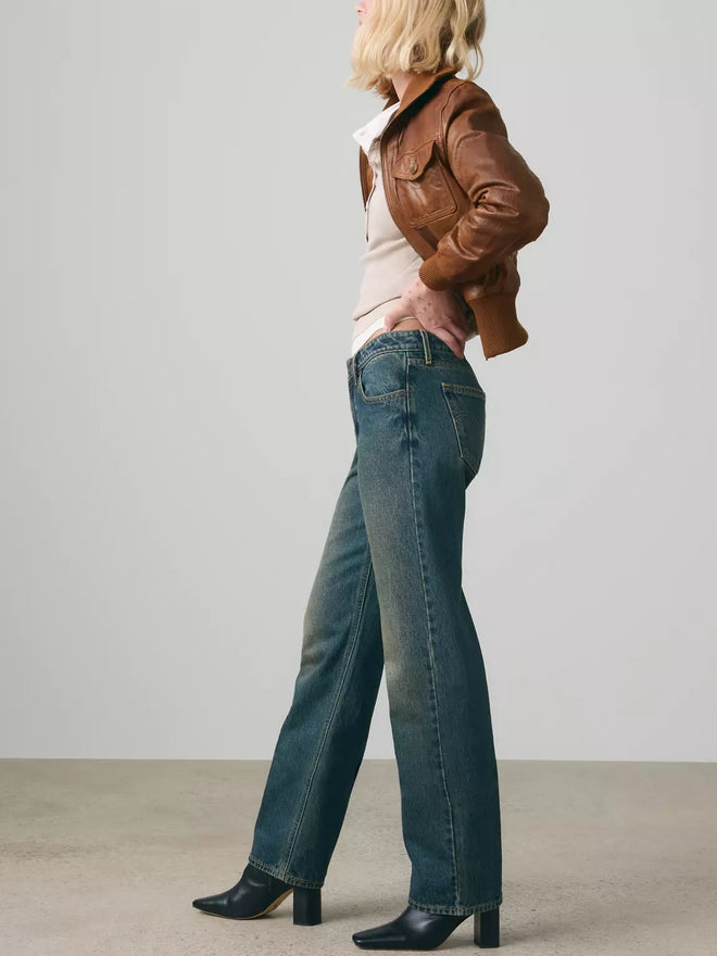 levi's® low straight 低腰直筒牛仔褲 | 女裝 0083P00092429 Blue  – Levi's 香港