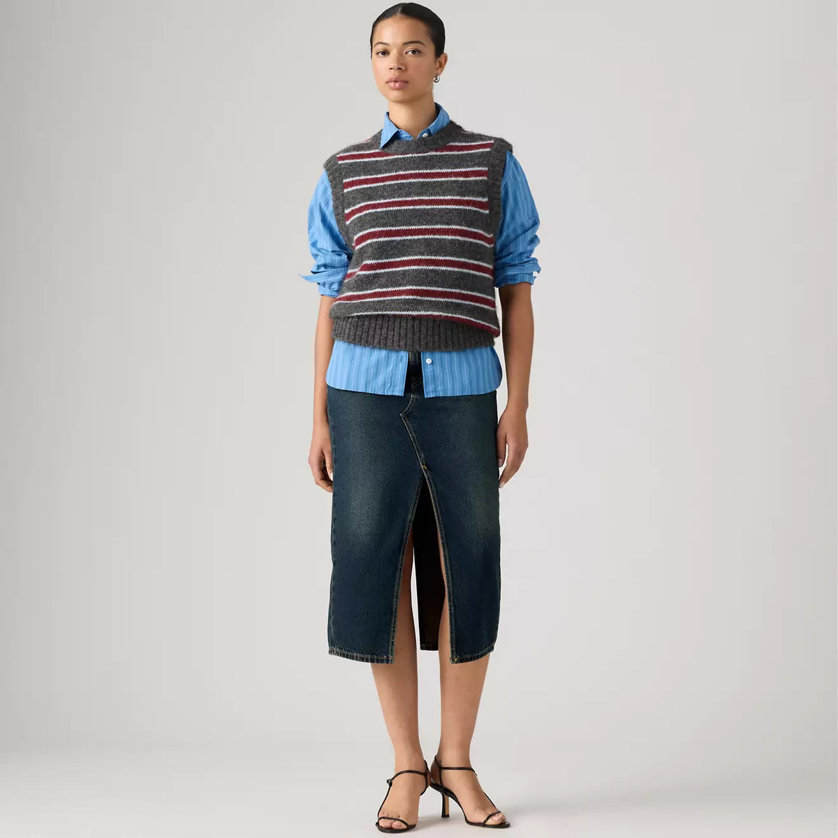 Levi's® 開叉中長裙 | 女裝