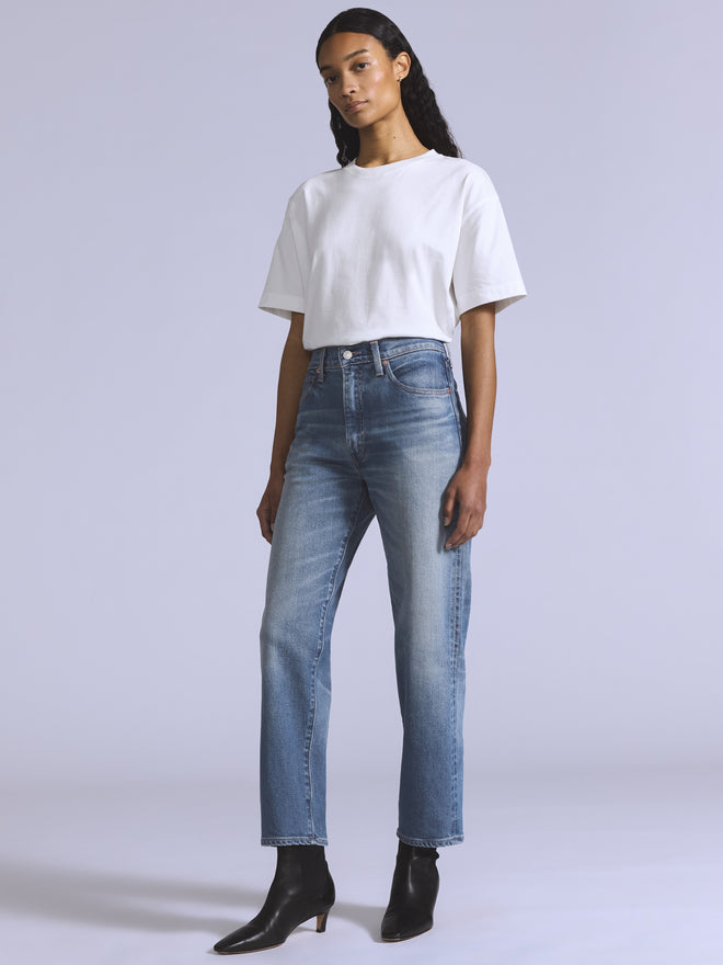 levi’s® blue tab™ 女裝 column 牛仔褲 A588800122430 Medium Indigo  – Levi's 香港