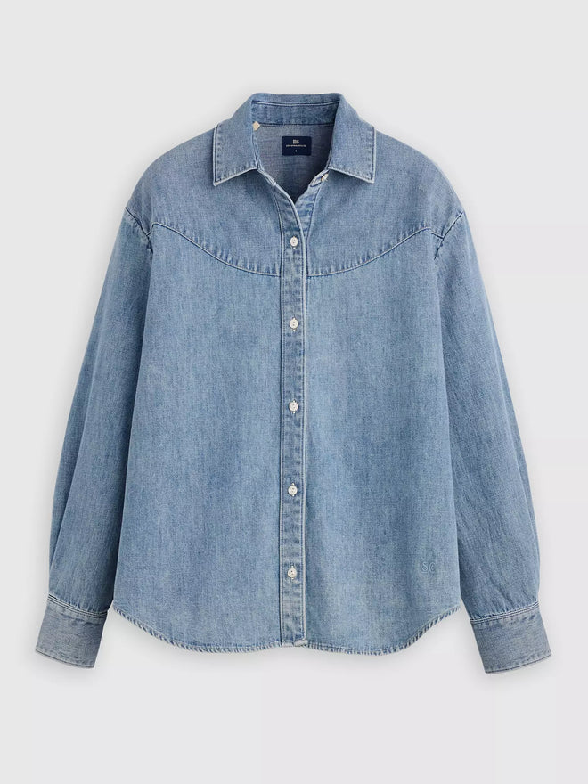 levi's® made of japan rider 襯衫 | 女裝 004TS0003XS- Blue  – Levi's 香港