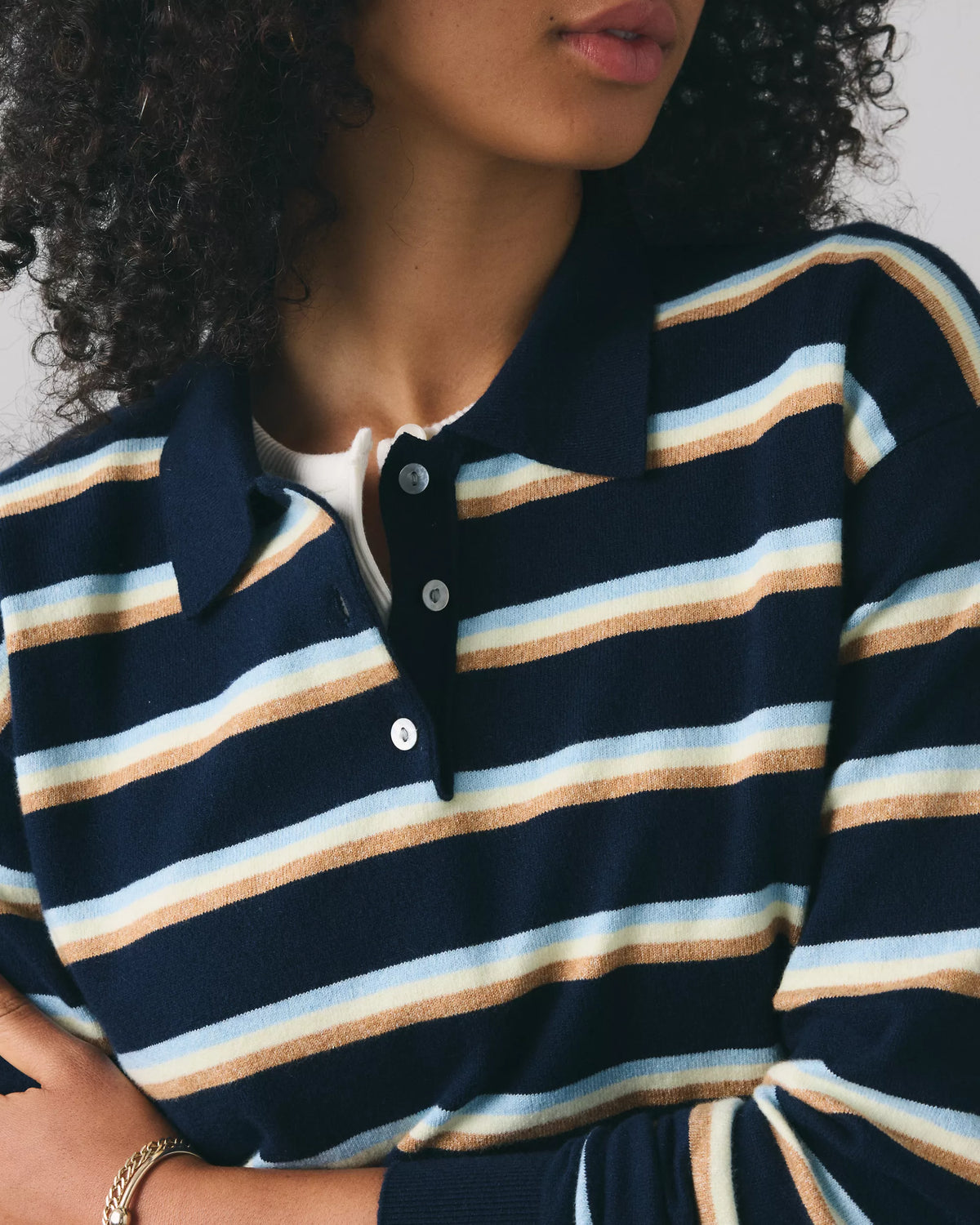 ROSÉ朴彩英同款 Levi's® Supersoft 長袖 Polo 衫 | 女裝