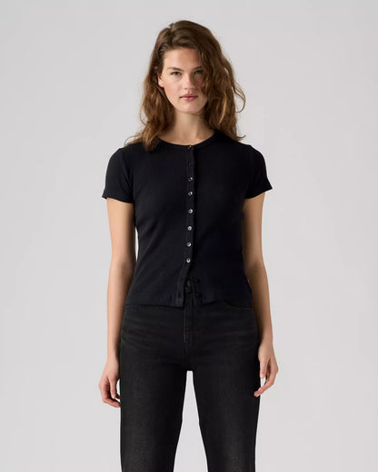 Levi's® Rory Button 短袖鈕扣上衣 | 女裝  