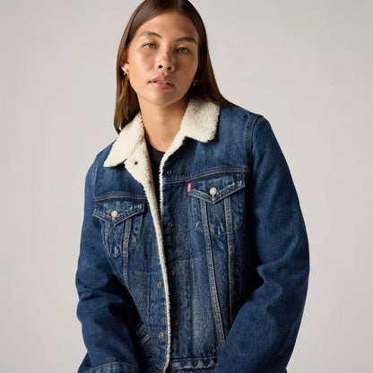 Levi's® Original Sherpa Trucker 原版羊毛外套 | 女裝  