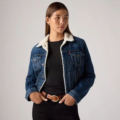 Levi's® Original Sherpa Trucker 原版羊毛外套 | 女裝  