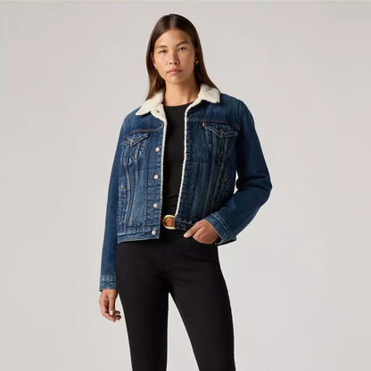 Levi's® Original Sherpa Trucker 原版羊毛外套 | 女裝  