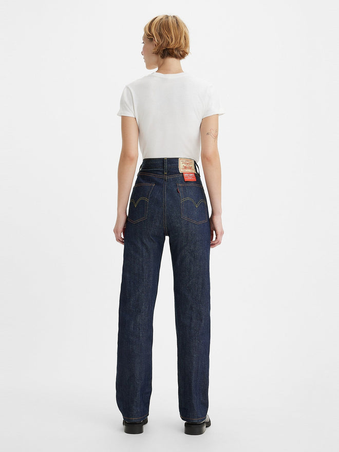 levi's® lvc®1950's 701  牛仔褲| 女裝 5070100362630 Dark Indigo Organic 701 - Dark Indigo - Flat Finish  – Levi's 香港