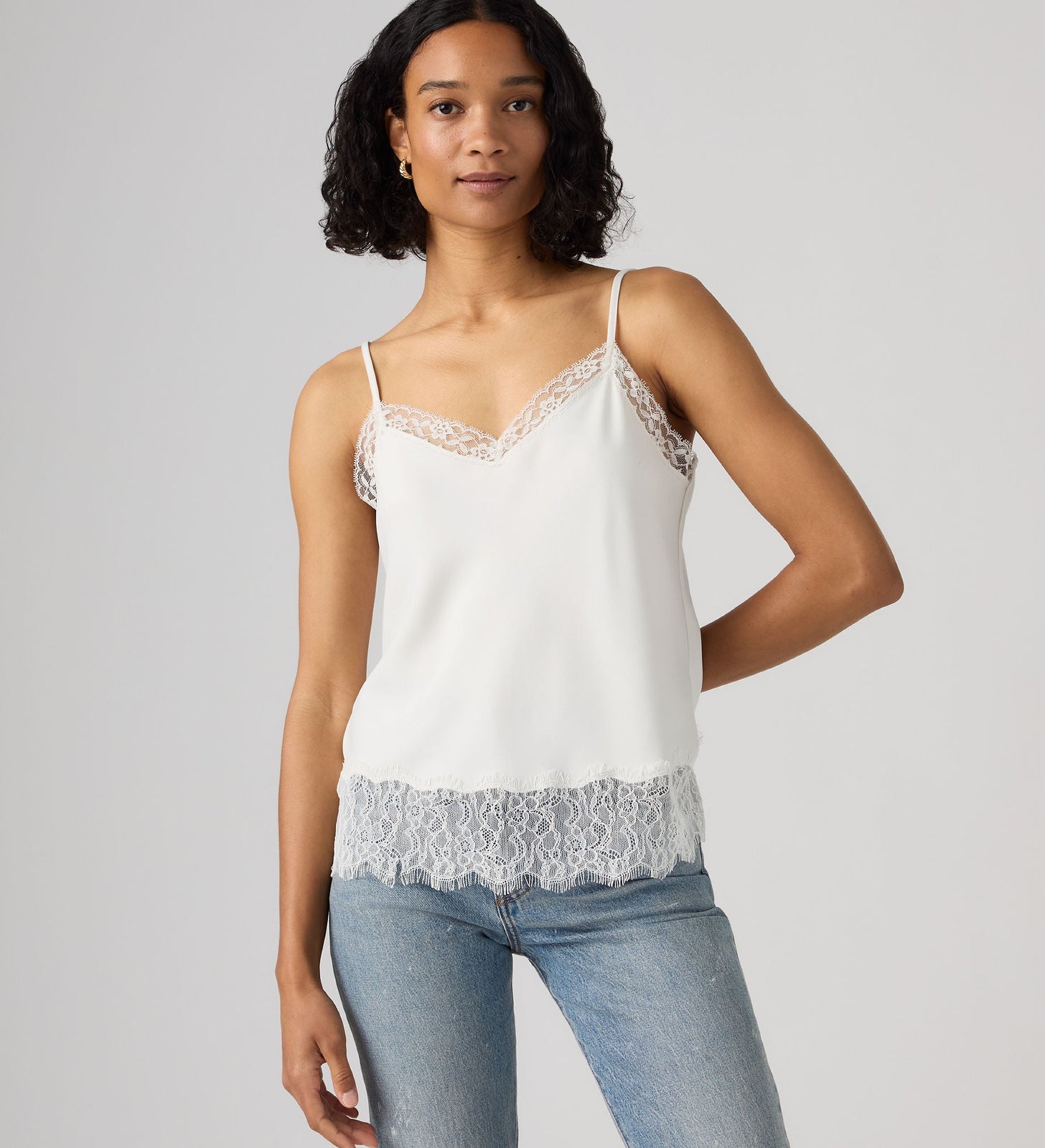 rosé's style levi's® lynn cami 00ATU0000XS- Whisper White – Levi's Hong Kong