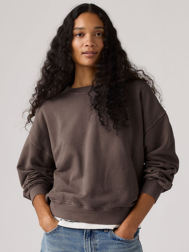 levi's® vintage 寬版衛衣 | 女裝 006DW0009XS- Brown  – Levi's 香港